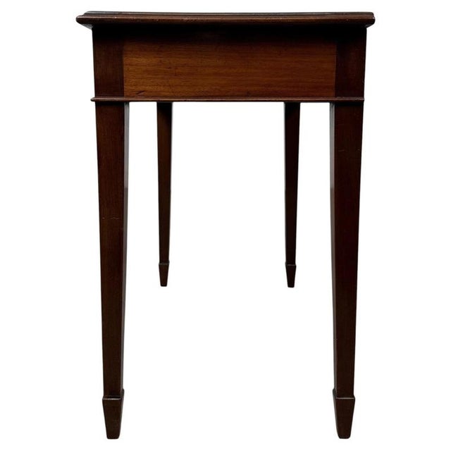 19th Century English Georgian Mahogany Writing Table For Sale - Image 10 of 12