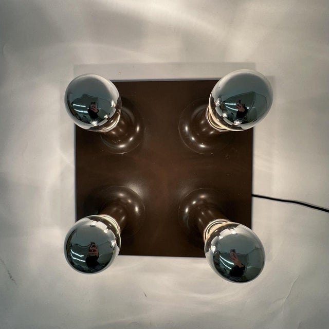Mid-Century Space Age Wall Lamp by Cosack Leuchten Germany, 1970s For Sale - Image 3 of 7