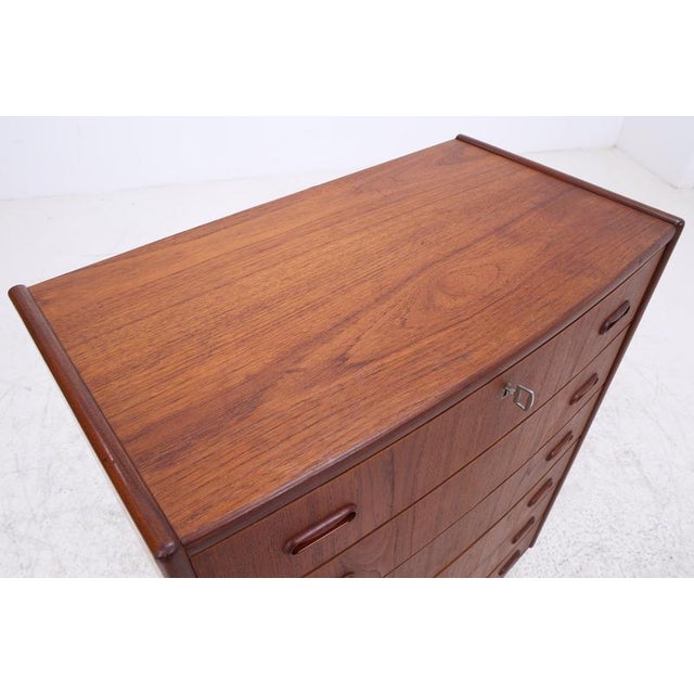 Mid-Century Teak Chest of 6 Drawers, 1960s For Sale - Image 6 of 15