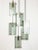Italian Teak Pendant Lamp in Gilt Aluminum and Smoked Glass, 1960s For Sale - Image 6 of 17