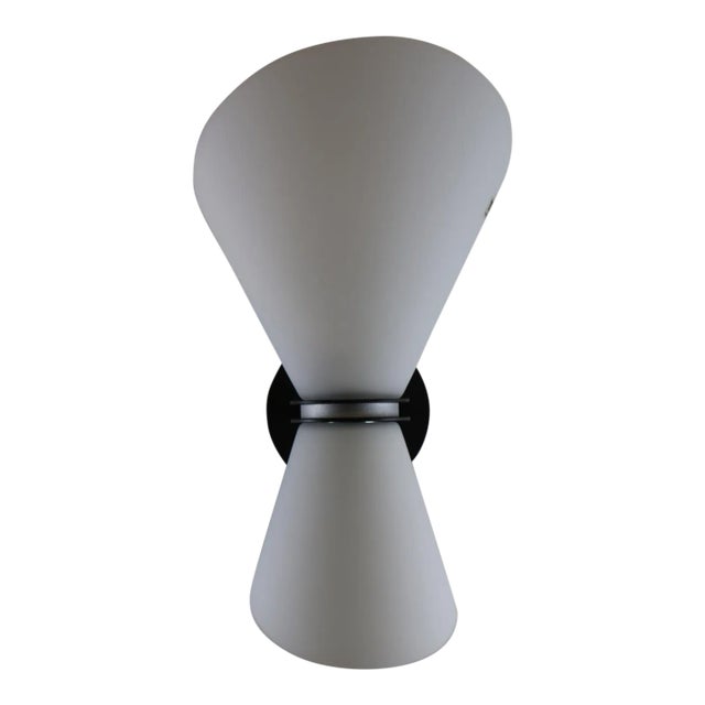 1980s Mid-Century Modern Murano Glass Wall Lamp For Sale