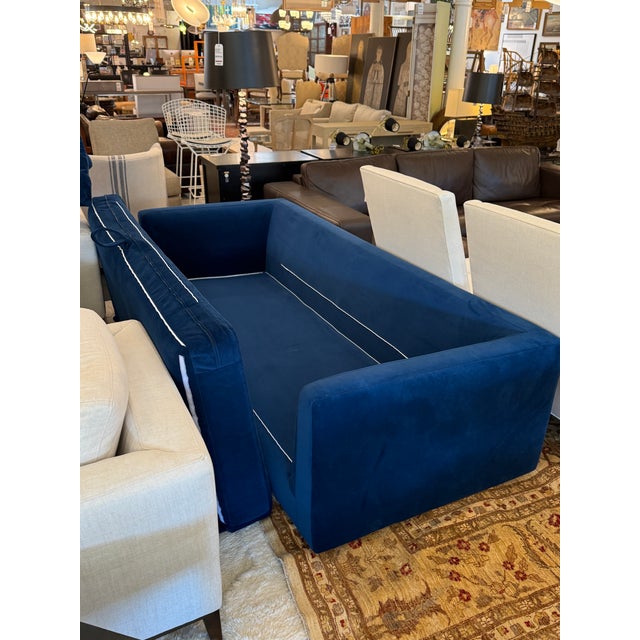 Rove Concepts Milo Sleeper Sofa, Cobalt For Sale In San Francisco - Image 6 of 12
