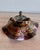 American Antique Northwood Amethyst Beaded Cable 3-Footed Carnival Glass Bowl For Sale - Image 3 of 10