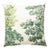 The House of Scalamandré Central Park Pillow, Green For Sale