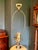 Vintage Asian-Inspired Ceramic Table Lamp With Floral Motif For Sale - Image 10 of 11