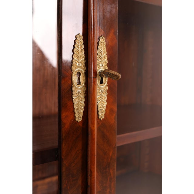 Empire Mahagony Bookcase, 1860 For Sale - Image 14 of 18