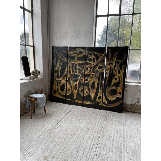 Dmitrienko, Tetraptych, 1950s, Oil on Canvas, Framed For Sale - Image 7 of 18