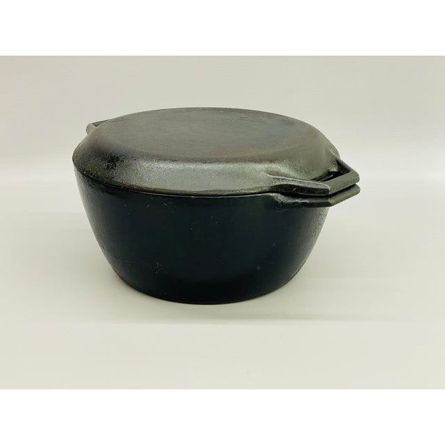 1970s 1970s Michael Lax for Copco Danish Cast Iron D3 4 Qt. Dutch Oven For Sale - Image 5 of 11