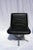 Black Leather Swivel Chair For Sale - Image 7 of 7