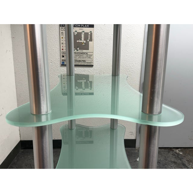 Gallotti & Radice Late 20th Century Glass Shelving Cart For Sale In San Francisco - Image 6 of 12