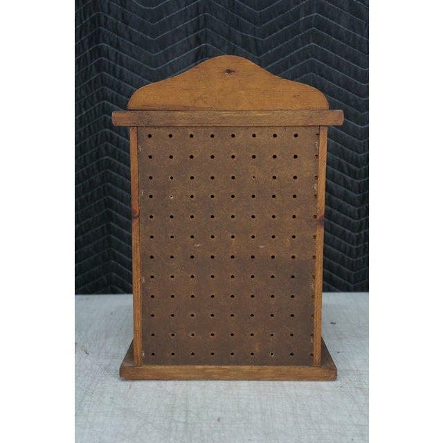 Pine Apothecary Farmhouse Wheat Branch Medicine Spice Rack Cabinet 16" For Sale - Image 6 of 13