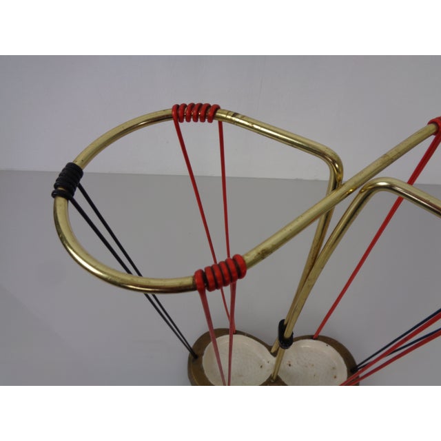 Mid-Century Modern String Umbrella Stand, Germany, 1950s For Sale - Image 12 of 18