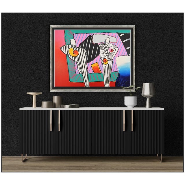 Message us to inquire about custom framing options! (Included for free with every purchase) The artwork here, "Time Line...