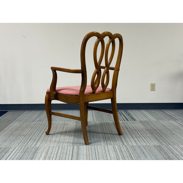 Art Nouveau French Art Nouveau Inspired Dining Chair ~ Set of 6 For Sale - Image 3 of 8