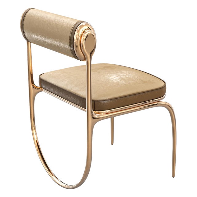 "La Grande Aquila" Chair, With Bronze and Tailor Made Leather Bizimyer Furniture. Unmatched. Unrivalled. Designed by Hasan...