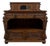 19th Century English Pollard Oak Sideboard with Bevelled Mirror For Sale