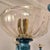 Blue 1980s Petrol Blue Murano Glass Chandelier For Sale - Image 8 of 10
