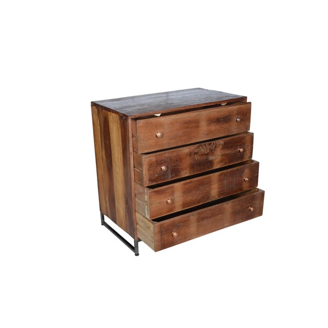 Reclaimed Wood 4 Drawer Chest Chairish