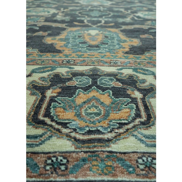 Turkish Turkish Oushak Antique Look Rug 10' x 15' #20059 For Sale - Image 3 of 8