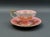 Mid 20th Century Aynsley England Ja Bailey Signed Cabbage Rose Pink Bone China Tea Cup & Saucer For Sale - Image 4 of 11