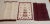 Fabulous group of 3 coordinating vintage hand or fingertip towels for either the bath or kitchen. Circa 1940s. The novelty...