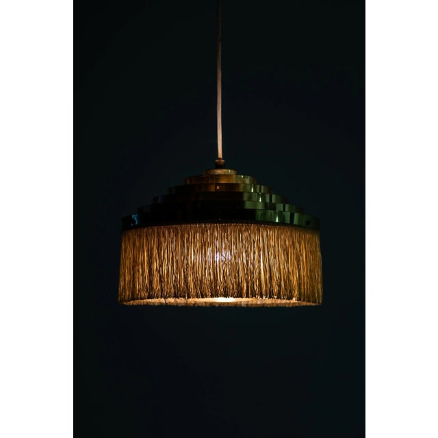 Wood Swedish Ceiling Lamp by Hans-Agne Jakobsson for Hans-Agne Jakobsson AB, 1960s For Sale - Image 7 of 9