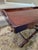 Wood Vintage Mahogany Wood Butlers Serving Tray and Stand Table or Bar For Sale - Image 7 of 8