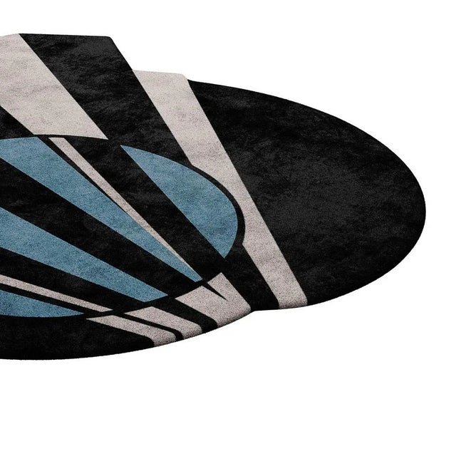 Contemporary Tapis Shaped #26 Modern Eclectic Rug by TAPIS Studio, 2010s For Sale - Image 3 of 6