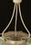 Tuscan Style Frosted Glass Tole Ware Chandelier For Sale - Image 9 of 12
