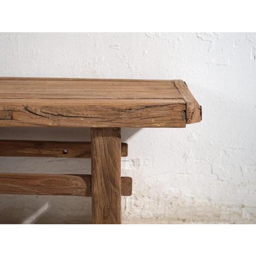 Antique Chinese Qing Dynasty Kang Table in Pine For Sale - Image 6 of 10