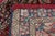 Vintage Hand-Knotted Oriental Wool Scatter Rug Mat Red Indigo Vase 2x3' For Sale - Image 10 of 10