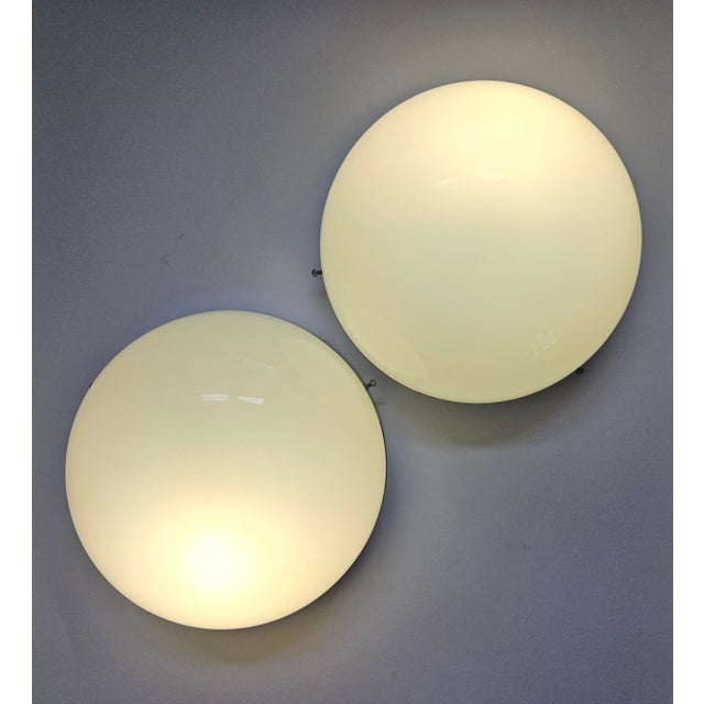 Bauhaus Chrome Ceiling or Wall Lamps, 1930s, Set of 2 For Sale - Image 15 of 16
