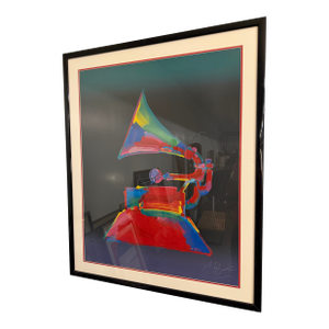 Peter Max – “The Grammy” Limited Edition Serigraph (1989), Signed and Numbered