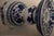 Chinese Vintage Chinese Blue and White Temple Candle Holder For Sale - Image 3 of 4