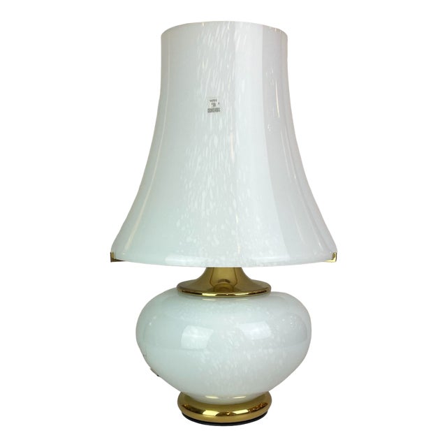 Vintage Murano Table Lamp by F. Fabbian, 1970 For Sale