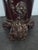 2000 - 2009 Bordeaux and Gold Glazed Ceramic Pedestal Column For Sale - Image 5 of 7