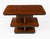 This is a superb antique Art Deco walnut coffee table, circa 1920 in date. The table top is rectangular in shape and...