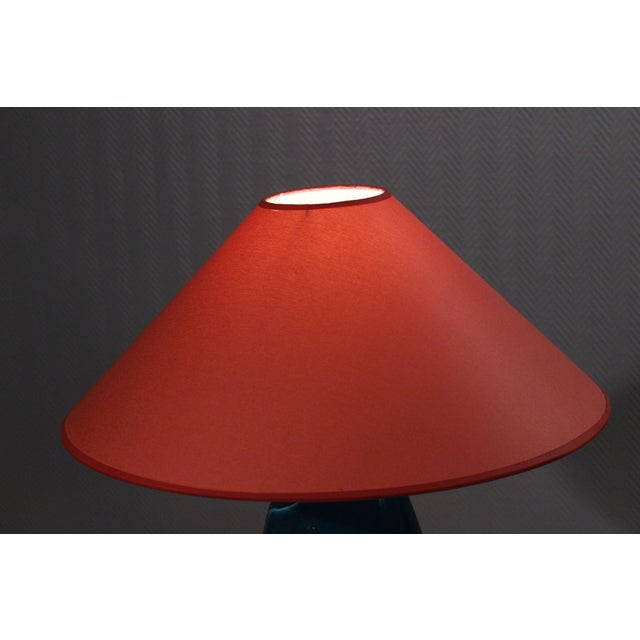 Large Pebble Ceramic Table Lamp by François Chatain, France, 1990s For Sale - Image 13 of 14