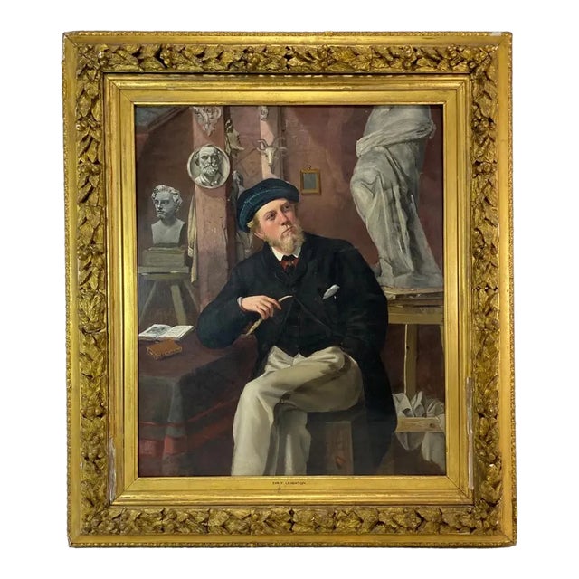 Scottish School Oil on Canvas Painting, Portrait of a Man For Sale