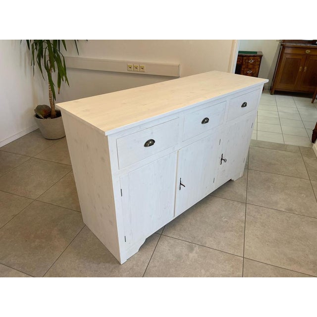 Farmhouse Sideboard in Spruce Wood For Sale - Image 11 of 15