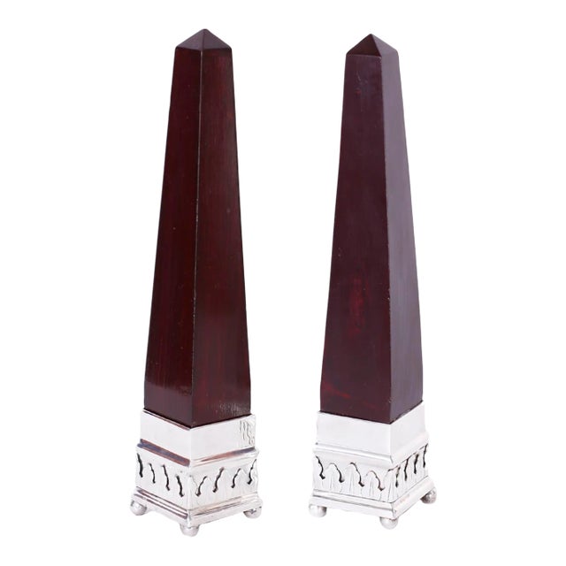 Pair of Anglo Indian Obelisks For Sale
