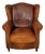 Vintage Dutch Cognac Colored Leather Club Chair For Sale