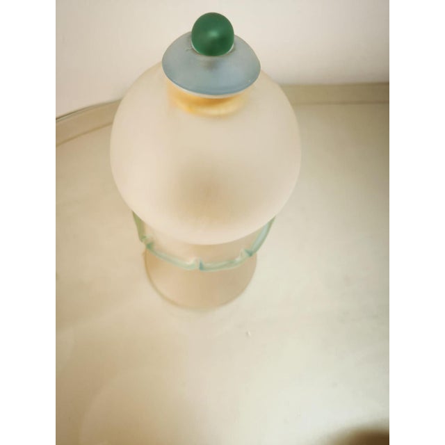 Table Lamp in Satin Murano Glass For Sale - Image 10 of 18