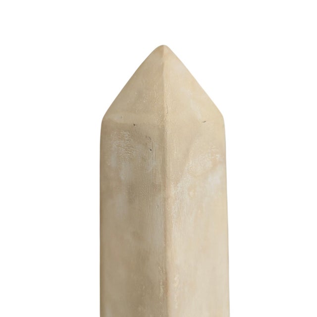 Vintage Large-Scale Obelisk Statue For Sale - Image 13 of 16