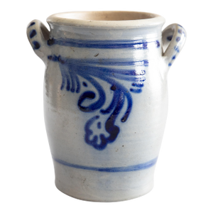 Antique Westerwald German Salt Glazed Stoneware Crock