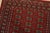 Bokhara Rug 4’1” X 6’4” Red Wool Tribal Hand-Knotted Oriental Carpet For Sale In Philadelphia - Image 6 of 11