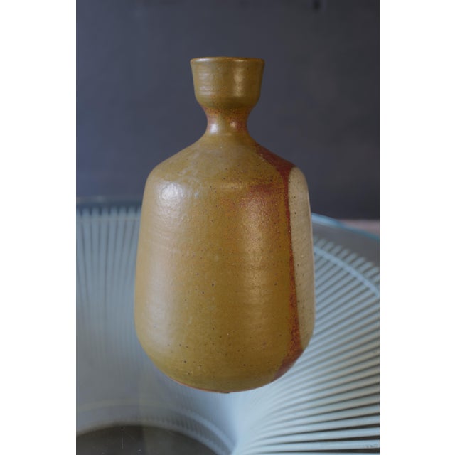 Japanese Ceramic Pottery Vase For Sale - Image 10 of 13
