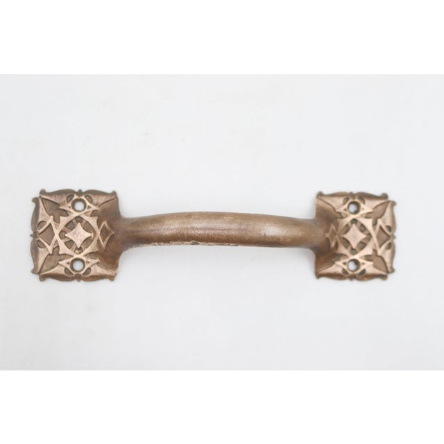 Gothic Pair of Gothic Bronze Bridge Window Lift Handles For Sale - Image 3 of 7