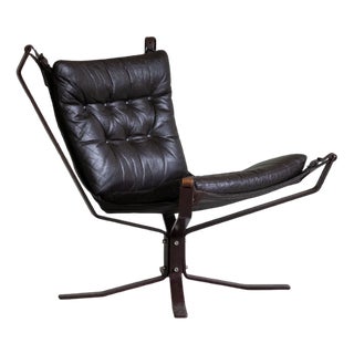 Falcon Armchair attributed to Sigurd Ressell, 1970s For Sale