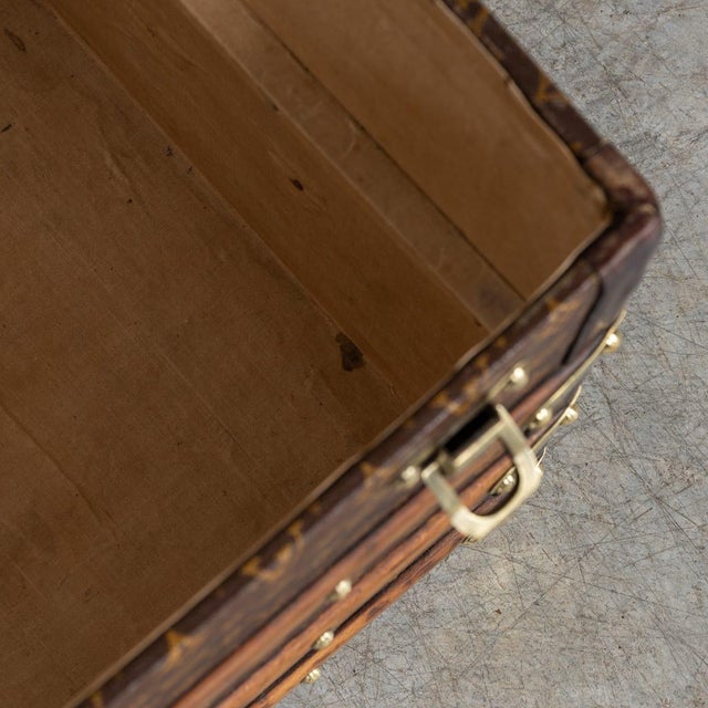 Antique French Trunk in Woven Monogram Canvas from Louis Vuitton, 1896 For Sale - Image 17 of 18